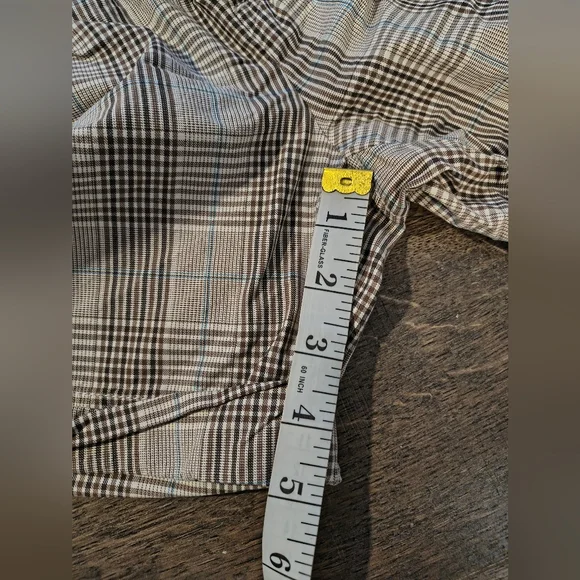 American Eagle Outfitters Brown Plaid Juniors Women's Shorts Size 2 - Picture 7 of 7